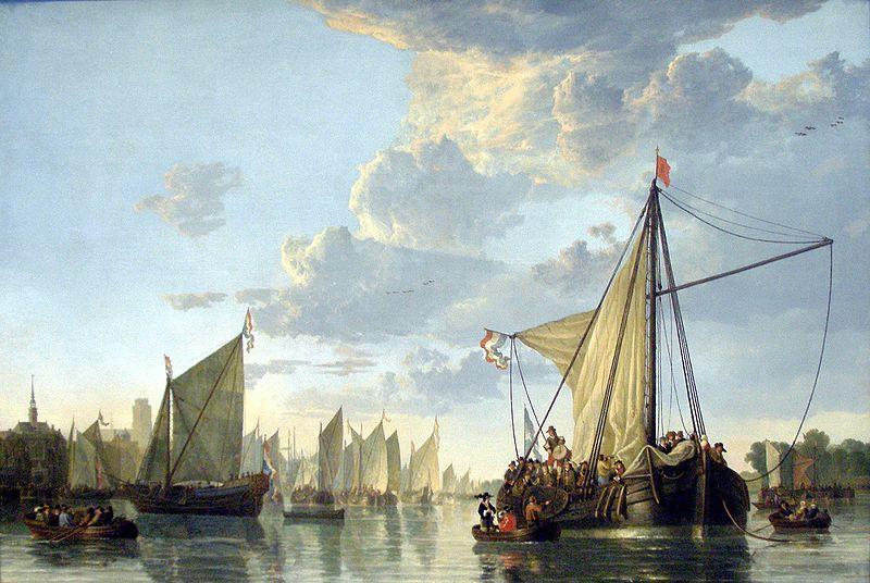 Aelbert Cuyp Hafen von Dordrecht Germany oil painting art